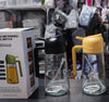 470ml Kitchen Glass Oil Sprayer Bottle | 2‑in‑1 Olive Oil Dispenser | Transparent Premium Quality ( Random Colour)