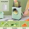 Multi-Function Vegetable Cutter & Slicer with Stainless Steel Blades – Manual Vegetable Chopper