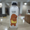 We Bare Bears Panda Water Bottle 1000ml – Cute Cartoon Design with Straw & Two Caps | Durable Reusable Bottle for Daily Hydration (Random Design)