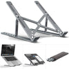 Speed-X Professional Adjustable Aluminium Laptop Stand – Heavy Duty 16 Inch Height, Foldable & Portable (6 Angles)